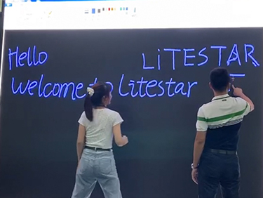 Litestar іске қосу сенсорлық P1.9 GOB интерактивті жарық диодты бейне қабырғасы