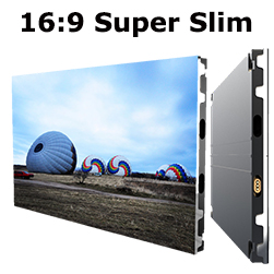 LSP сериясы Super Slim 600 * 337.5mm Fine Pixel Pitch 16: 9 арақатынасы, панельдің тиімділігі 2K / 4K / 8K жарықдиодты теледидар үшін тиімді бейне қабырға